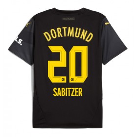 Pánské fotbalový oblečení Borussia Dortmund Marcel Sabitzer #20 Venkovní košile 2024-25 Krátkým Rukávem